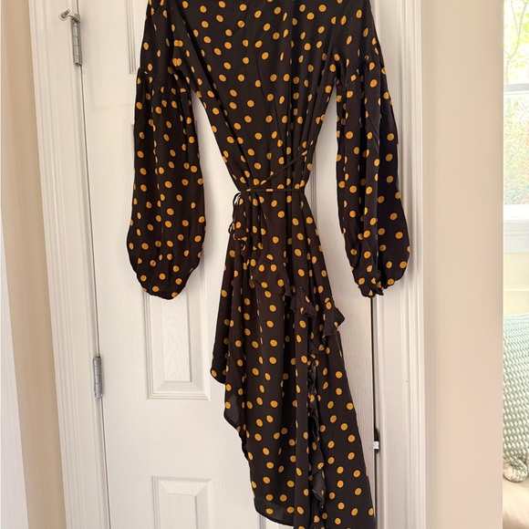 Capulet Pansy Gold Dot Wrap Dress.
Black. Size S MSRP $185 - Picture 9 of 11